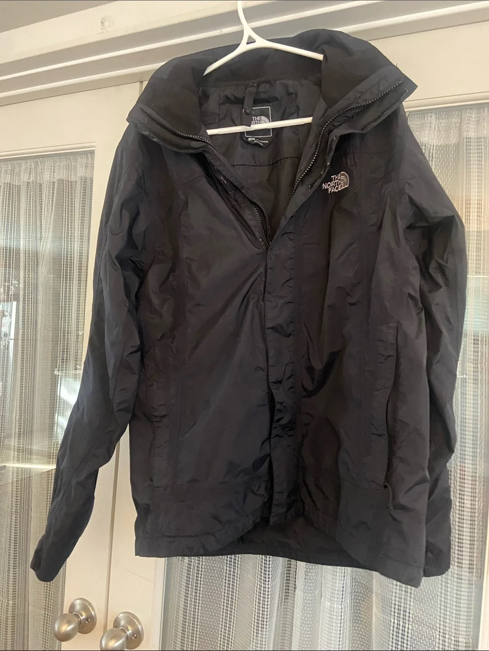 The North Face Black Men’s Hooded Raincoat